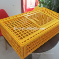 Cages de transport de volaille en plastique prix usine pour le poulet